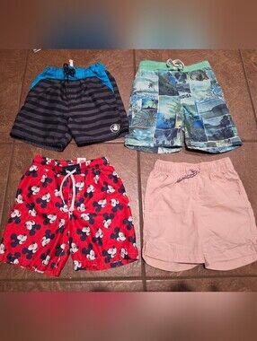 4T Bundle Swim Shorts (GAP, Tom Bahama, Body Glove And Disney)